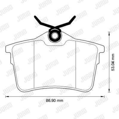 Brake Pad Set, disc brake 573289J - image 2