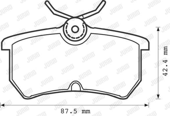 Brake Pad Set, disc brake 571998J