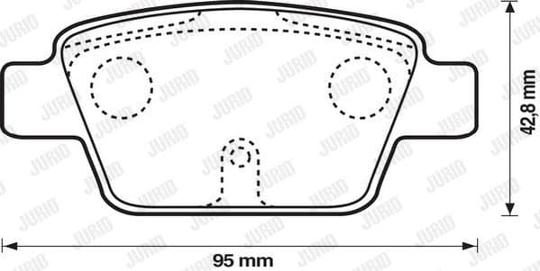 Brake Pad Set, disc brake 573105J - image 2