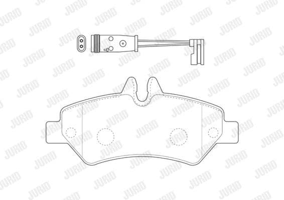 Brake Pad Set, disc brake 2919009561 - image 2
