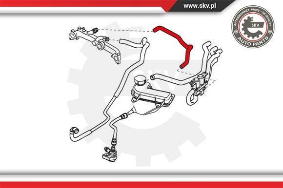 Radiator Hose 43SKV744 - image 4