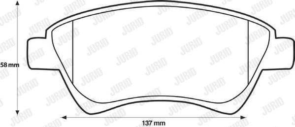 Brake Pad Set, disc brake 573124J - image 2