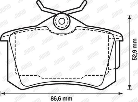 Brake Pad Set, disc brake 573005J - image 2