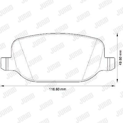 Brake Pad Set, disc brake 573252J - image 2