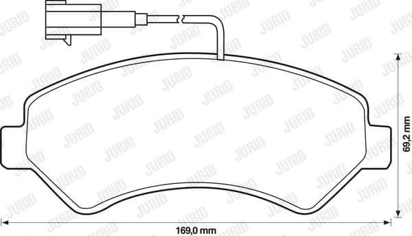 Brake Pad Set, disc brake 573261J