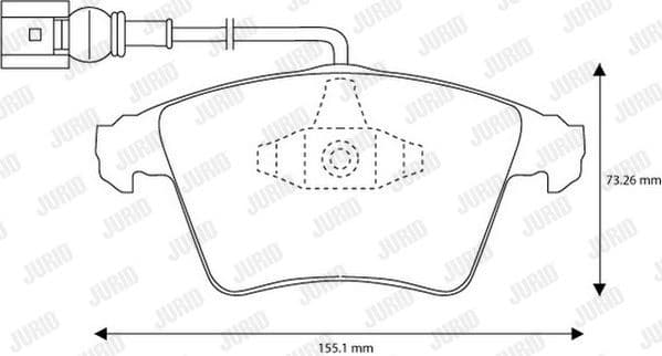 Brake Pad Set, disc brake 573159J - image 2