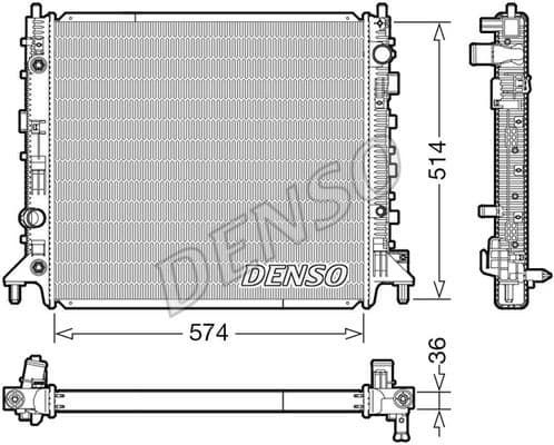 Radiator, engine cooling DRM99013