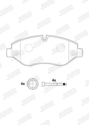 Brake Pad Set, disc brake 2919209560