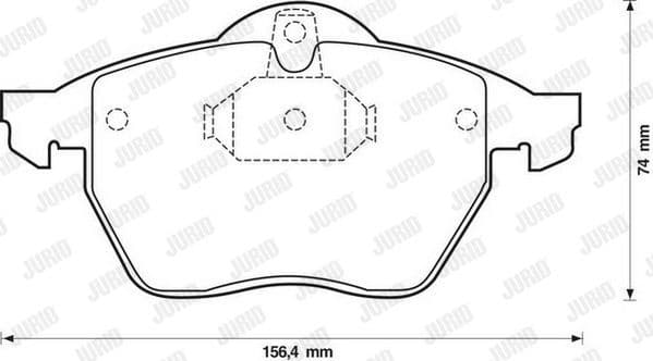 Brake Pad Set, disc brake 571997J