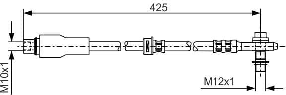 Brake Hose 1 987 481 066