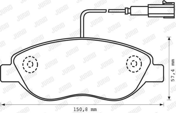 Brake Pad Set, disc brake 573076J