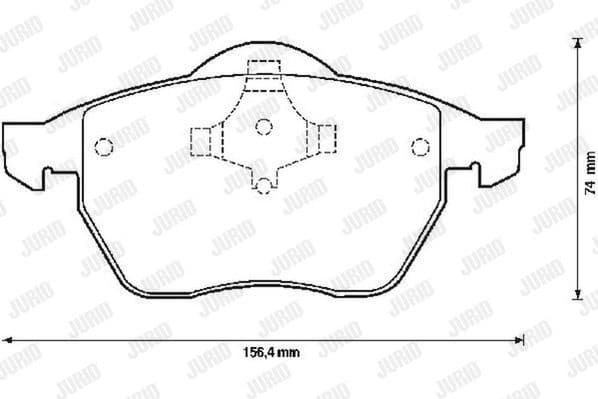 Brake Pad Set, disc brake 571900J