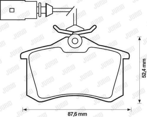 Brake Pad Set, disc brake 573065J - image 2