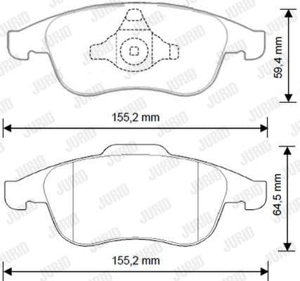 Brake Pad Set, disc brake 573268J - image 2