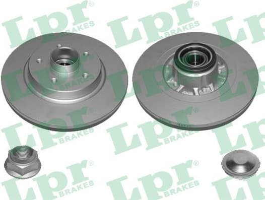 Brake Disc LPR HUB BRAKE DISC LINE - FULL COATED R1033PRCA