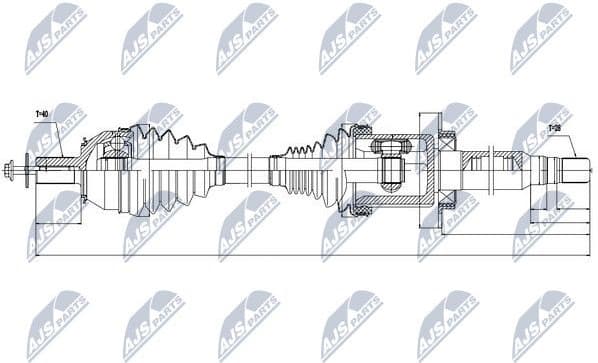 Drive shaft complete NPW-VV-026 - image 2