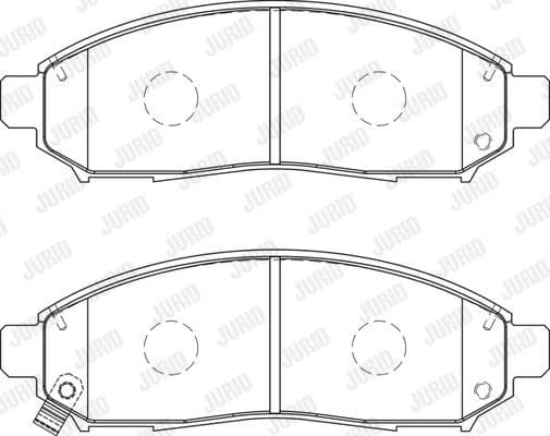 Brake Pad Set, disc brake 573431J - image 2