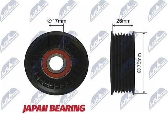 Belt Tensioner, V-ribbed belt RNK-VW-017
