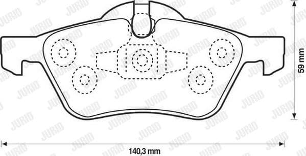 Brake Pad Set, disc brake 571992J