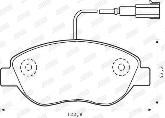 Brake Pad Set, disc brake 573074J - image 2
