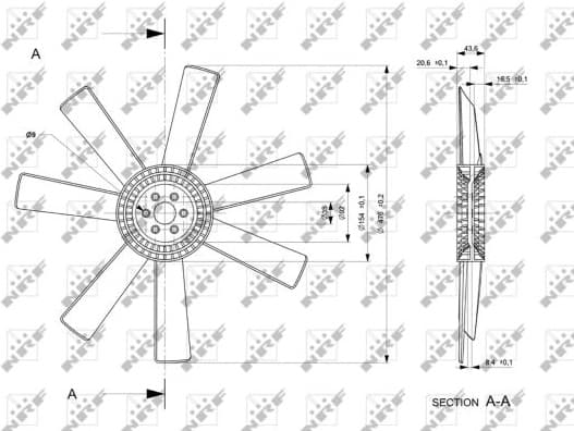 Fan Wheel, engine cooling 49809 - image 2