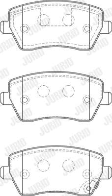 Brake Pad Set, disc brake 573255J