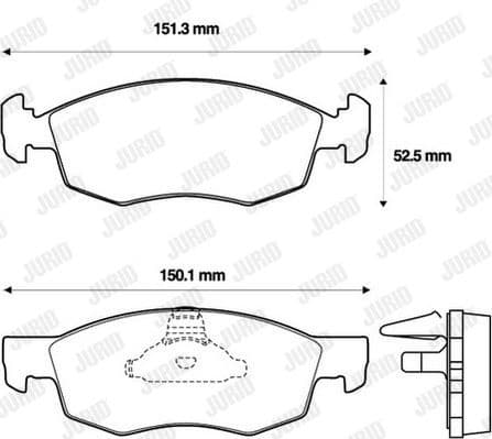 Brake Pad Set, disc brake 573130J - image 2
