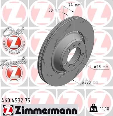 Brake Disc FORMULA Z BRAKE DISC 460.4532.75