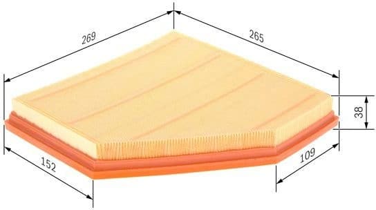 Air Filter F 026 400 270 - image 5