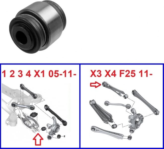 Silentblock rear axle T405866 - image 2
