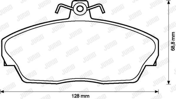 Brake Pad Set, disc brake 573203J - image 2