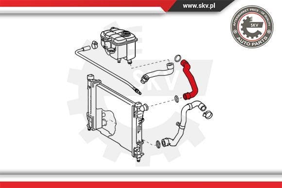 Radiator Hose 24SKV291 - image 4