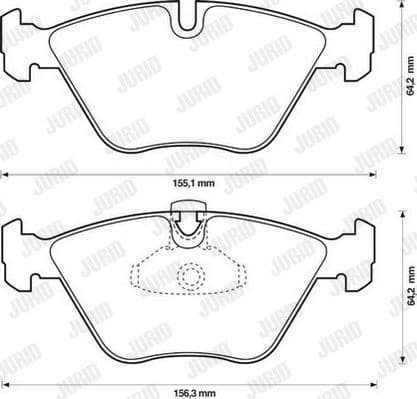Brake Pad Set, disc brake 571880J