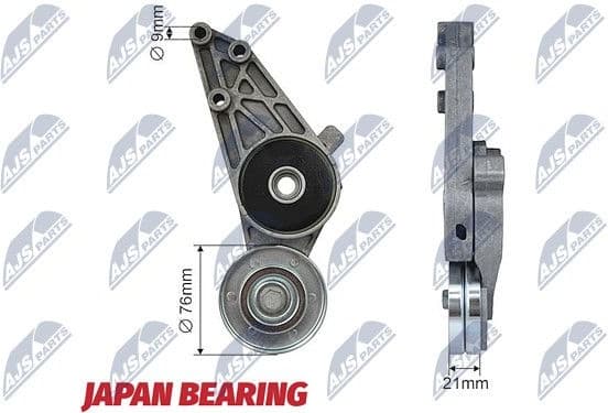 Tensioner Pulley, V-ribbed belt RNK-AU-022