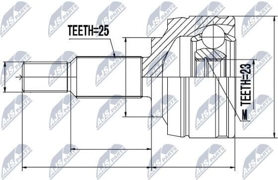 Joint Kit, drive shaft NPZ-RE-002 - image 2