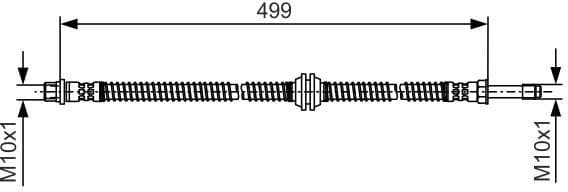 Brake Hose 1 987 481 A03 - image 5