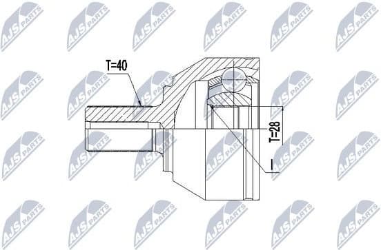 CV joint outer NPZ-VV-024 - image 3