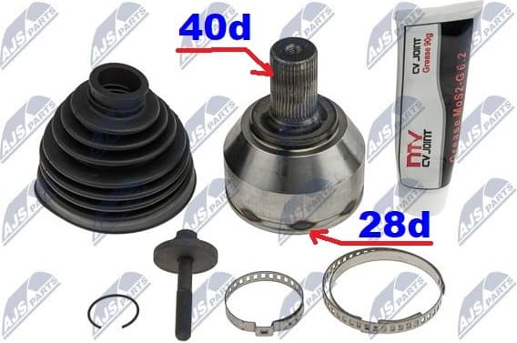 CV joint outer NPZ-VV-024