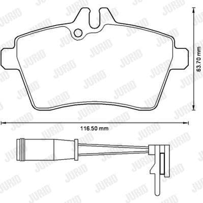 Brake Pad Set, disc brake 573265J