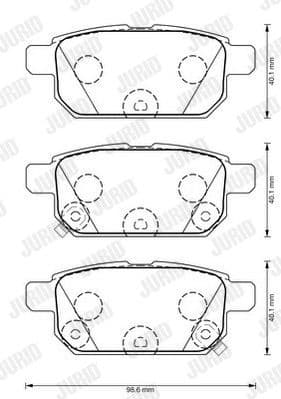 Brake Pad Set, disc brake 573384J - image 2