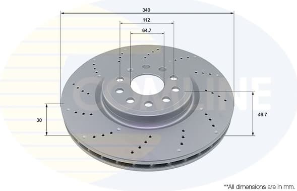 Brake Disc COATED ADC2996V