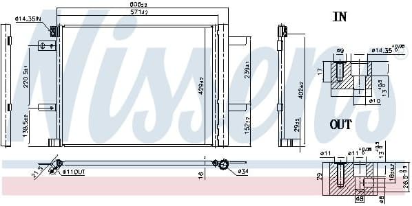 Condenser, air conditioning ** FIRST FIT ** 941090 - image 2