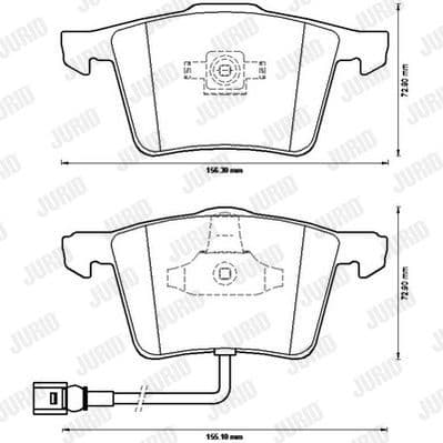 Brake Pad Set, disc brake 573197J