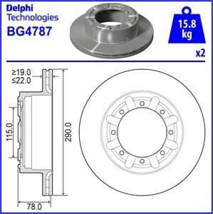 Brake Disc BG4787