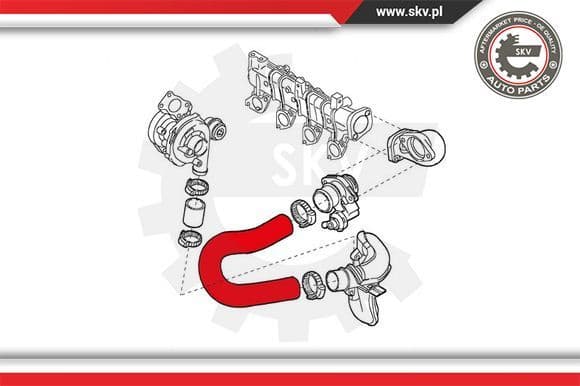 Charge Air Hose 43SKV077 - image 4