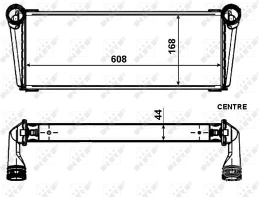 Radiator, engine cooling 53009