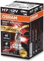 Osram Bulbs H7 12V NIGHT BREAKER +200% 1vnt - 64210NB200