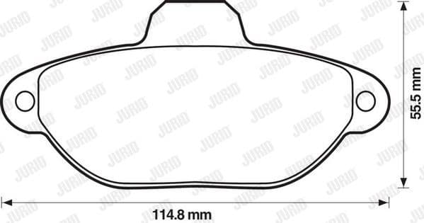 Brake Pad Set, disc brake 571749J