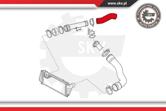 Charge Air Hose 24SKV699 - image 4