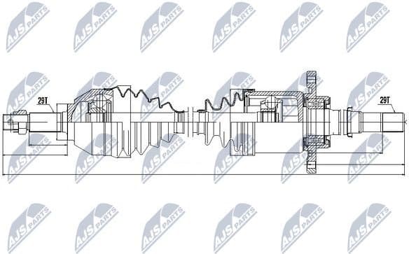 Drive Shaft NPW-NS-043 - image 5